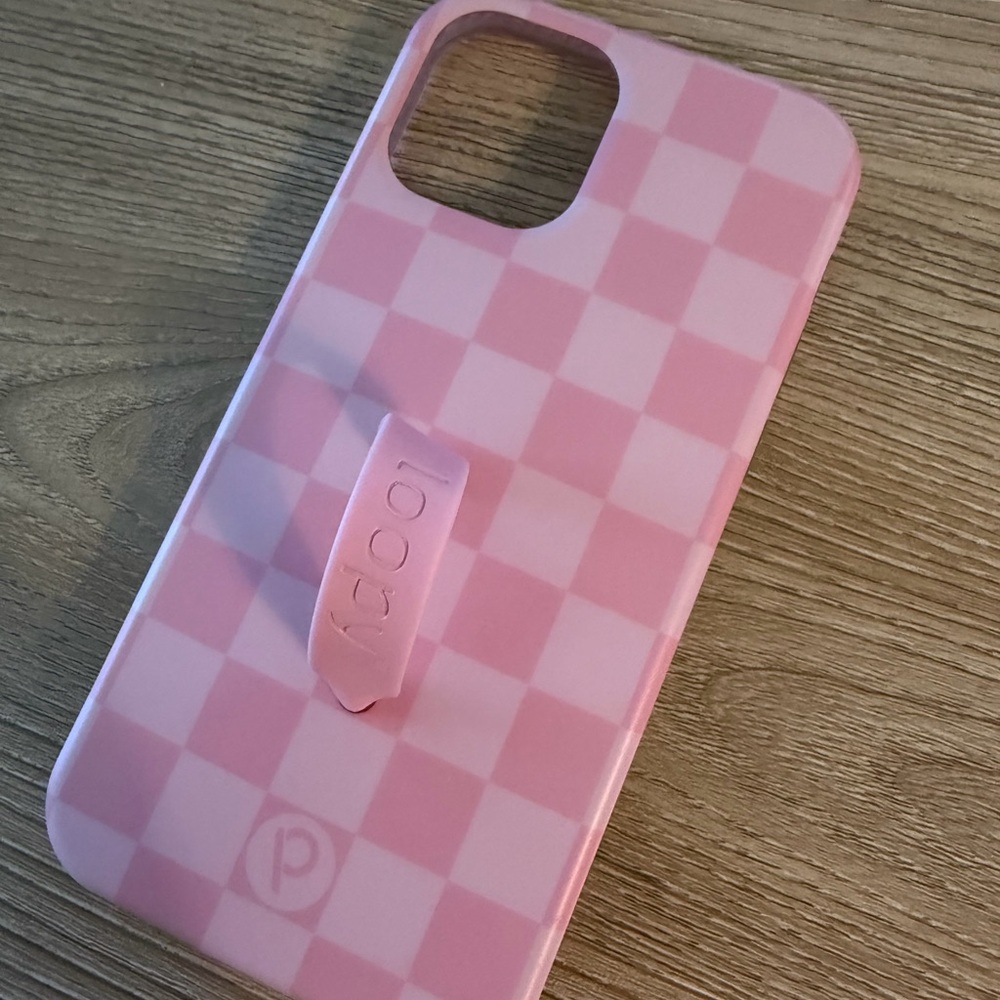 Pink Checkered loopy case